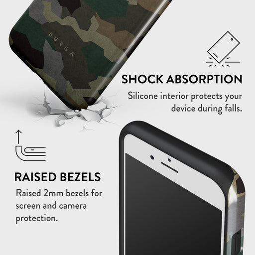 Tropical Green Camo - iPhone SE (2022) Case 8
