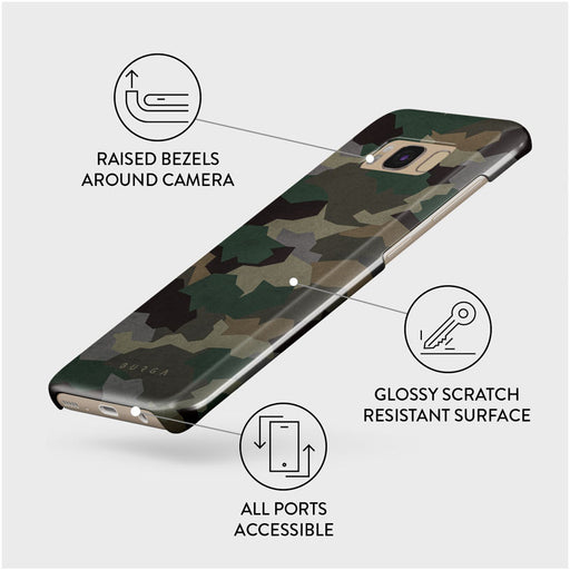 Tropical Green Camo - Samsung Galaxy S8 Case 3