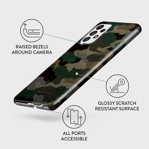 Tropical Green Camo - Samsung Galaxy A72 4G / 5G Case 3