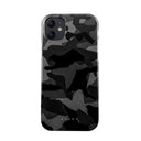 Night Black Camouflage - iPhone 12 Mini Case 1
