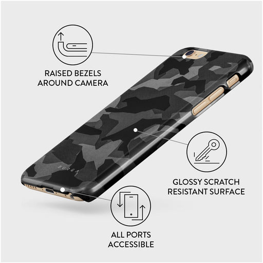 Night Black Camouflage - iPhone 6 / 6S Case 3