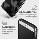 Night Black Camouflage - iPhone SE (2020) Case 8