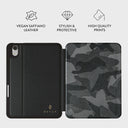 Night Black Camouflage - iPad Mini 8.3 (A17 Pro/6th Gen) Case 3