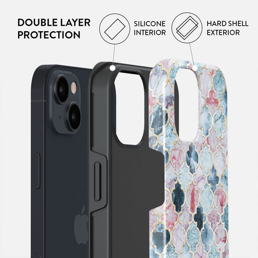 Pink Beach - Mosaic iPhone 14 Case 6