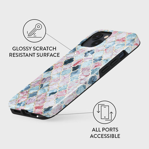 Pink Beach - Mosaic iPhone 14 Case 7