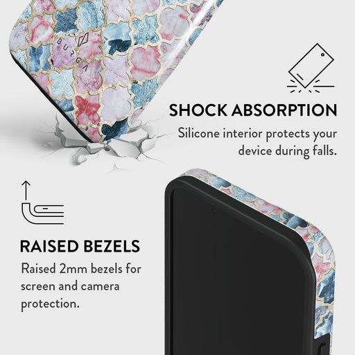 Pink Beach - Mosaic iPhone 14 Case 8