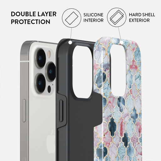 Pink Beach - Mosaic iPhone 14 Pro Max Case 6