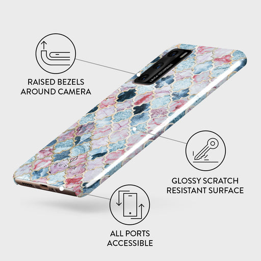 Pink Beach - Mosaic Huawei P40 Case 3