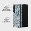 Tropical Oasis - Ornament Samsung Galaxy Z Fold 3 Case 3