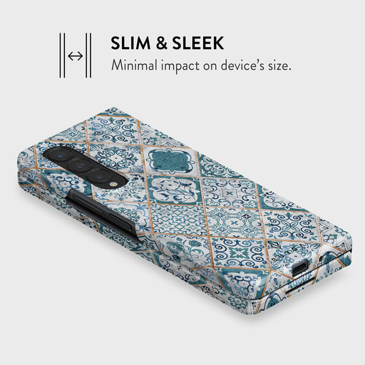 Tropical Oasis - Ornament Samsung Galaxy Z Fold 3 Case 4