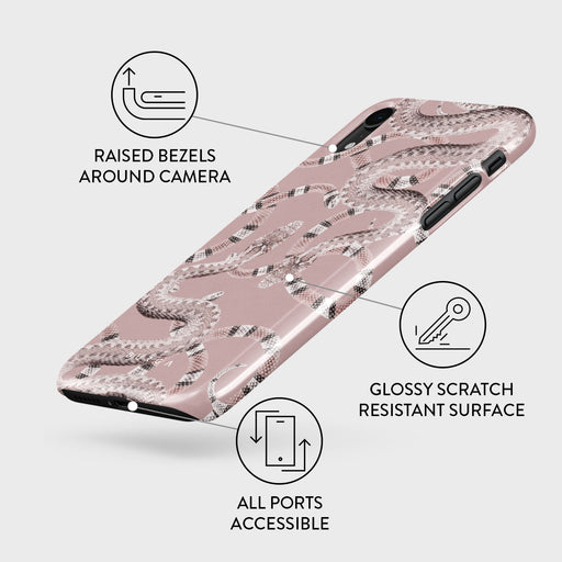 Poolside Glam - Snakes iPhone XR Case 3
