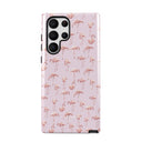 Nostalgic Pink - Flamingos Samsung Galaxy S22 Ultra Case 5