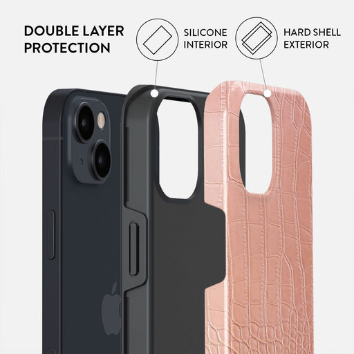 Pink Croco - iPhone 14 Case 6