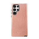 Pink Croco - Samsung Galaxy S22 Ultra Case 5