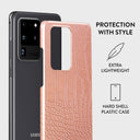 Pink Croco - Samsung Galaxy S20 Ultra 4G / 5G Case 2