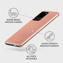 Pink Croco - Samsung Galaxy S20 Ultra 4G / 5G Case 3