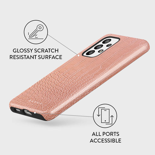 Pink Croco - Samsung Galaxy A33 Case 3
