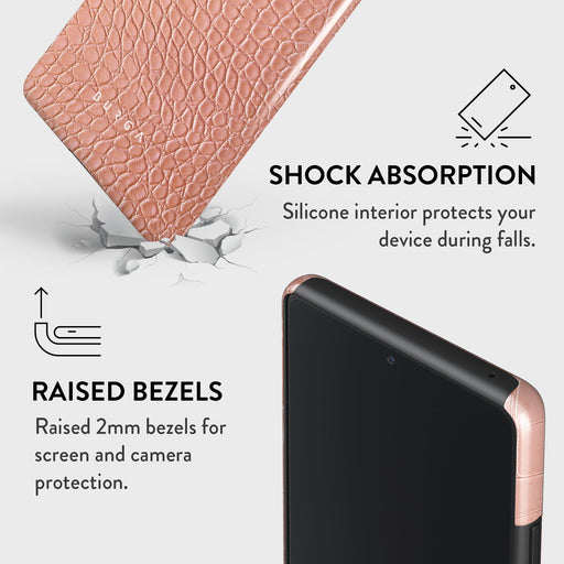 Pink Croco - Samsung Galaxy A72 4G / 5G Case 8