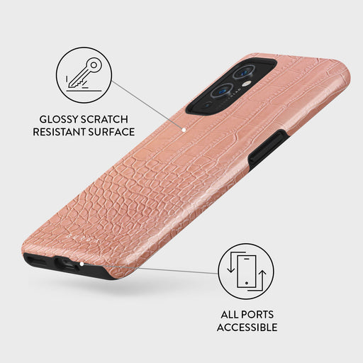 Pink Croco - OnePlus 9 Case 3