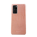 Pink Croco - Huawei P40 Case