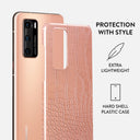 Pink Croco - Huawei P40 Case 2