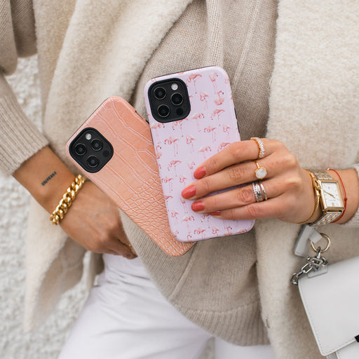 Nostalgic Pink - Flamingos Samsung Galaxy S22 Ultra Case 27