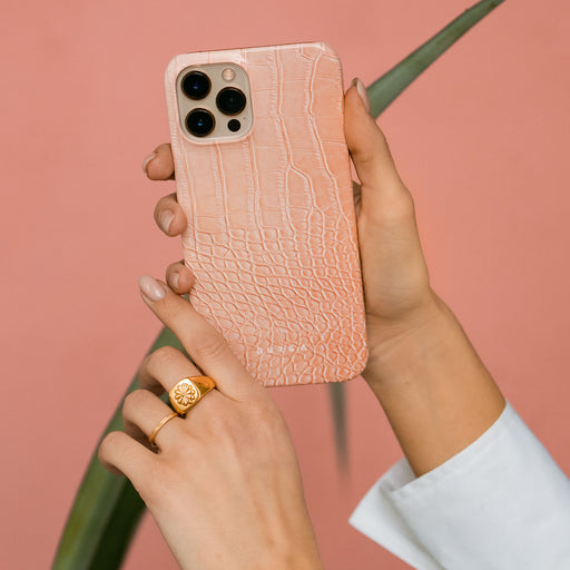 Pink Croco - Samsung Galaxy S22 Ultra Case 26