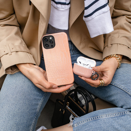 Pink Croco - Samsung Galaxy S22 Ultra Case 28