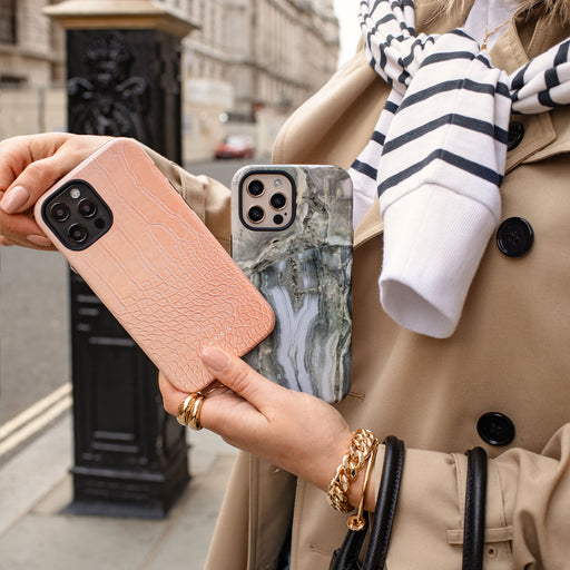 Pink Croco - Samsung Galaxy S22 Ultra Case 29