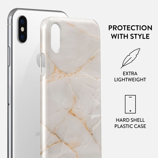 Vanilla Sand - Marble iPhone X / XS Case 2