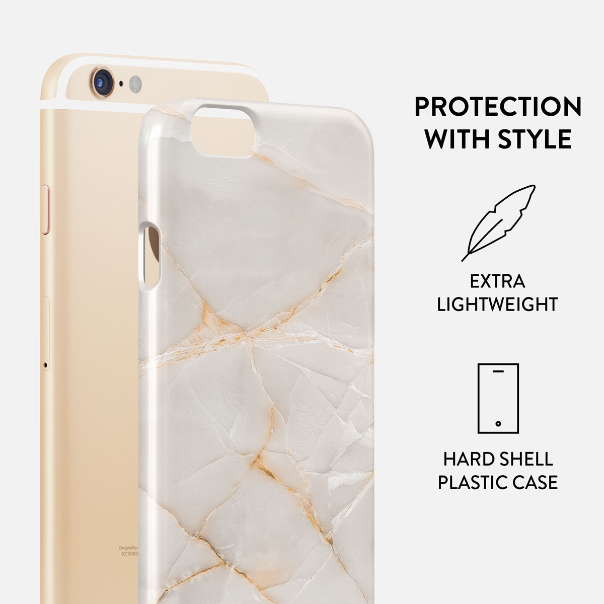 Vanilla Sand - Marble iPhone 6 / 6S Case | BURGA
