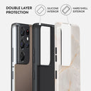 Vanilla Sand - Marble Samsung Galaxy S21 Ultra Case 6