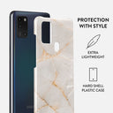 Vanilla Sand - Marble Samsung Galaxy A21s 4G Case 2