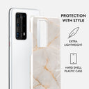 Vanilla Sand - Marble Huawei P40 Pro Plus Case 2