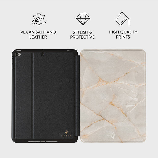 Vanilla Sand - Marble iPad Mini 7.9 (5th Gen) Case 3