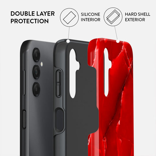 Wild Blaze - Red Samsung Galaxy A14 5G Case 2