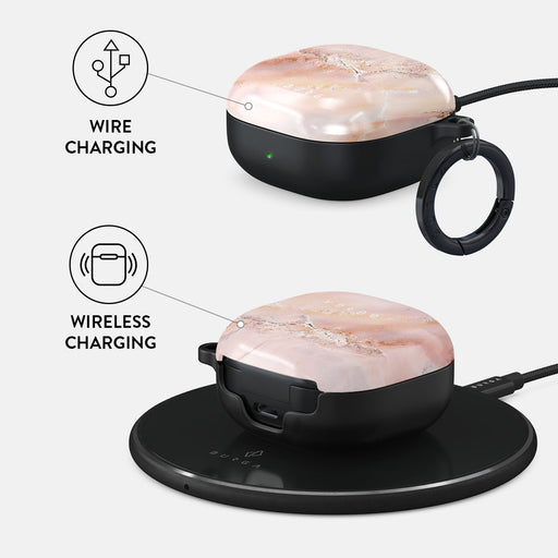 Morning Sunshine - Pastel Marble Samsung Galaxy Buds Pro Case 3