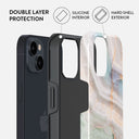 Pastel Hues - Colorful Marble iPhone 14 Case 6