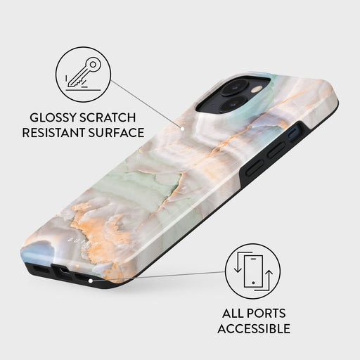 Pastel Hues - Colorful Marble iPhone 14 Case 7