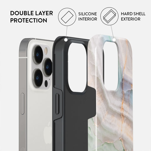Pastel Hues - Colorful Marble iPhone 13 Pro Case 6