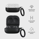 Glacial Desert - White Snakeskin Samsung Galaxy Buds Live Case 4