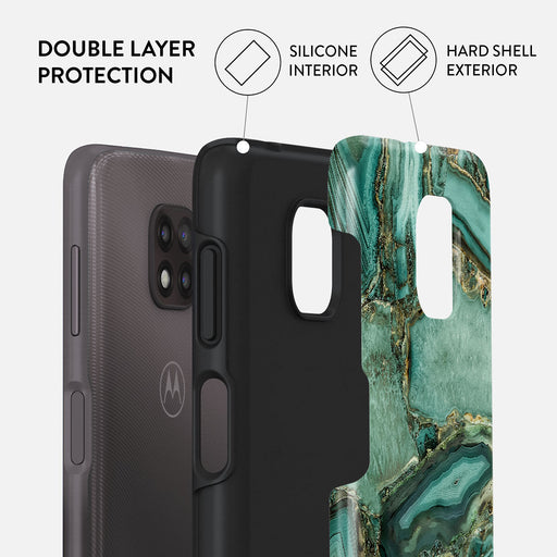 Ubud Jungle - Turquoise Motorola Moto G Power 2021 Case 2