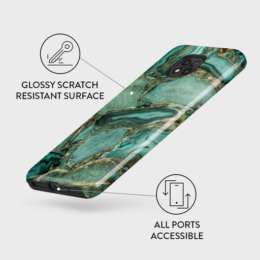 Ubud Jungle - Turquoise Motorola Moto G Power 2021 Case 3