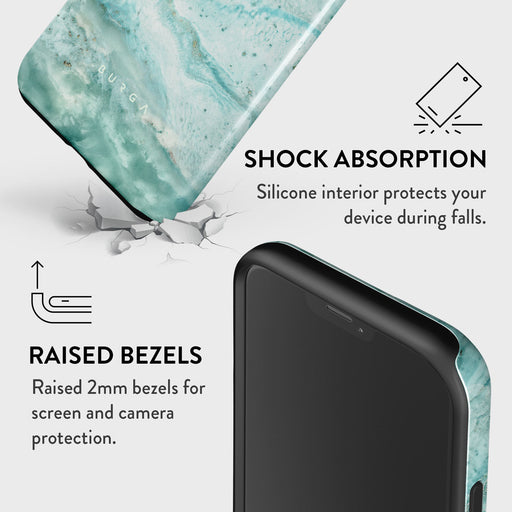 Uluwatu Waves - Teal iPhone 12 Pro Case 8