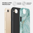 Uluwatu Waves - Teal iPhone SE (2020) Case 6