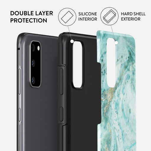 Uluwatu Waves - Teal Samsung Galaxy S20 FE 4G / 5G Case 6