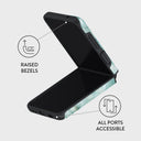 Uluwatu Waves - Teal Samsung Galaxy Z Flip 3 Case 3