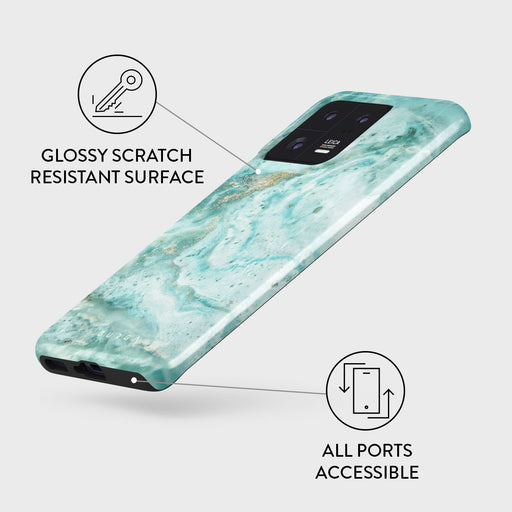Uluwatu Waves - Teal Xiaomi 13 Pro Case 3