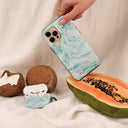 Uluwatu Waves - Teal iPhone SE (2020) Case 12