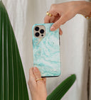 Uluwatu Waves - Teal iPhone SE (2020) Case 9